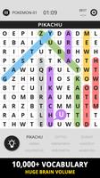 Word Search Topic Pokemon poster