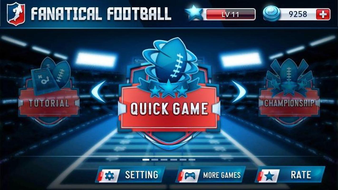 Football games on tablets