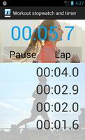 Workout stopwatch and timer imagem de tela 3