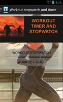 Workout stopwatch and timer poster