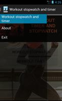 Workout stopwatch and timer capture d'écran 1