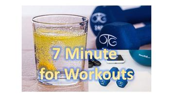 7 minutes for workout ポスター