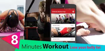 Entrenamiento de 8 minutos: Home ejercicios de