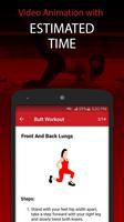 15 days Butt Workout App Affiche