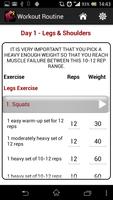 Dumbbell Muscle Workout Plan T capture d'écran 2