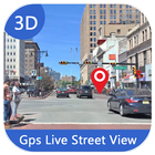 GPS Live Street View - Satellite Map Navigation आइकन
