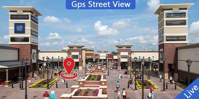 GPS Live Street View - Satellite Map Navigation ポスター