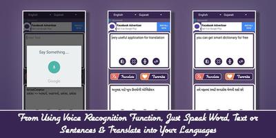 Camera, Voice, Photo Translator with Dictionary capture d'écran 2
