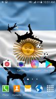 Argentina Football Live Wallpaper पोस्टर