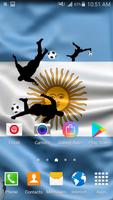 Argentina Football Live Wallpaper ภาพหน้าจอ 1