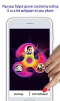 My Photo Fidget Spinner Live Wallpaper Screenshot 2