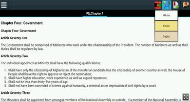 2 Schermata Constitution of Afghanistan