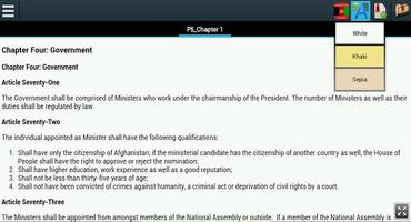 Constitution of Afghanistan Screenshot 2