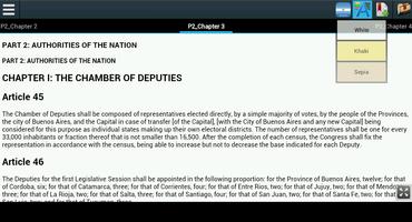 Constitution of Argentina captura de pantalla 1