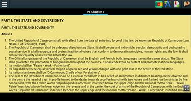 Constitution of Cameroon screenshot 1
