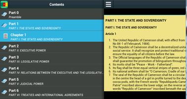 برنامه‌نما Constitution of Cameroon عکس از صفحه