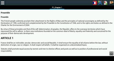 Constitution of France captura de pantalla 1