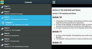 Constitution of Kazakhstan capture d'écran 1