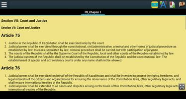 2 Schermata Constitution of Kazakhstan