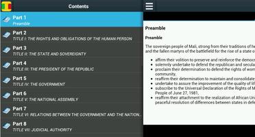 Constitution of Mali capture d'écran 1