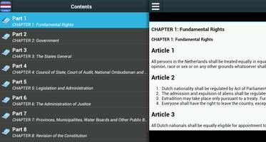 Constitution of Netherlands capture d'écran 1