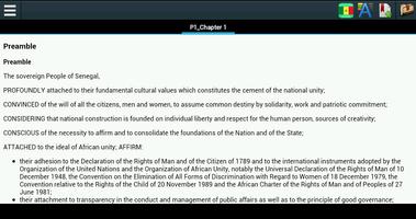 Constitution of Senegal تصوير الشاشة 1