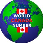 World Canada Number icon
