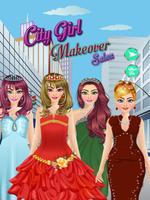 City Girl Makeover Salon Affiche