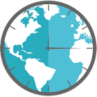 Horaire international icône