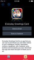 Everyday Greetings Card E-Card capture d'écran 3