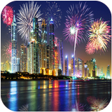 Dubai Night Live Wallpaper icône