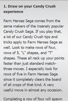 Guides Farm Heroes Saga captura de pantalla 1