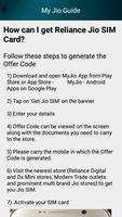 Jio Sim Guide screenshot 1