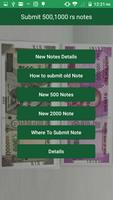 Submit 500,1000 rs notes Affiche