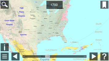 World History Maps: North America Affiche
