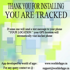 you are tracked icon