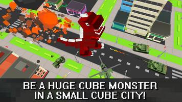 Craft Dino City Rampage 3D Affiche