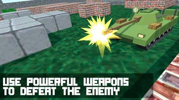 Cube Battle: Tank Destroyer capture d'écran 2
