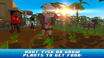 برنامه‌نما Cube Island Online Survival 3D عکس از صفحه