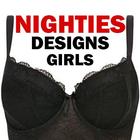 Nighty Dress Designs for Girls - Bra Panty Set Zeichen