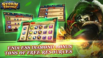Storm Throne: free vip points اسکرین شاٹ 1