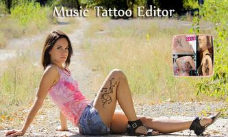 Music Tattoo Affiche