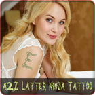 A2Z Latter Ninja Tattoo Zeichen