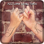 A2Z Latter Lovely Tattoo Zeichen