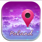 World map Poland icon