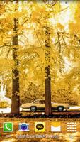 Yellow autumn wallpaper poster