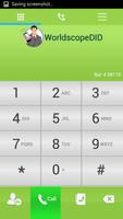 WorldscopeDID Dialer capture d'écran 2