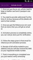 Get Free Jio Sim screenshot 1