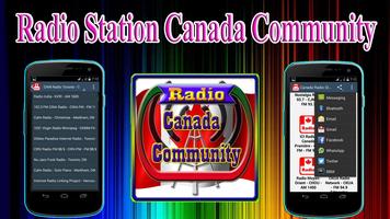 Radio Station Canada Community Affiche