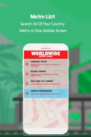 برنامه‌نما Metro Guide - Worldwide Fares, Route, Maps,Timing عکس از صفحه